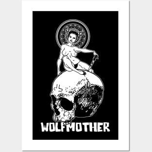 Wolfmother skull Posters and Art